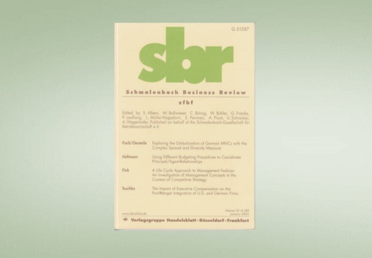 Beitrag in der sbr