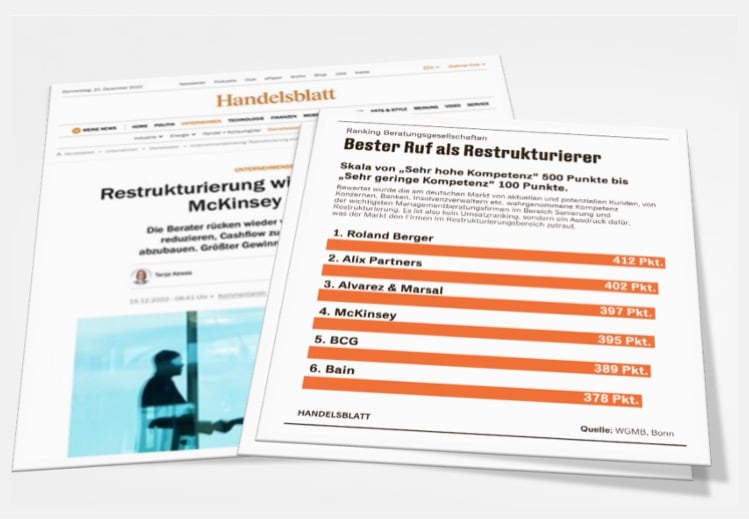 Dringende Restrukturierungsaufträge für Berater nehmen zu