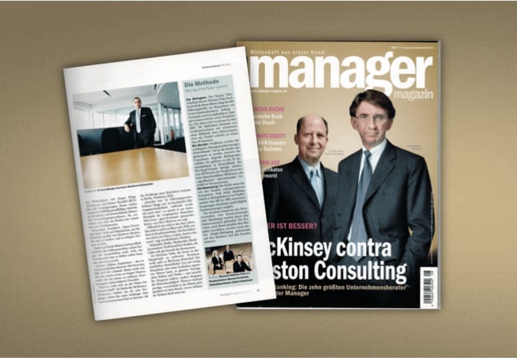 Titelgeschichte im Manager Magazin2